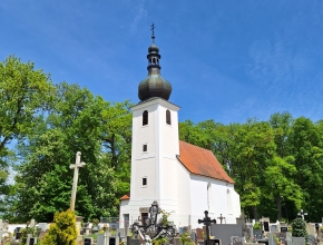 6. 5. 2025 - Pohled na kostel sv. Jiljí od jihozápadu