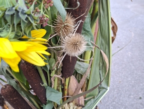 V pouťové výzdobě nechyběly ani bodláky ;-)