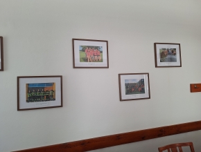 Obrazy s fotkami domanínských spolků