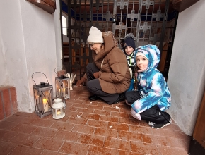 Betlémské světlo na Štědrý den v kapli sv. Václava 