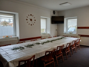 Interiér uspořádaný pro soukromou akci