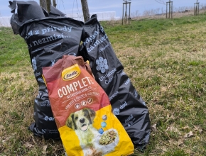 Odpad u ovocného sadu