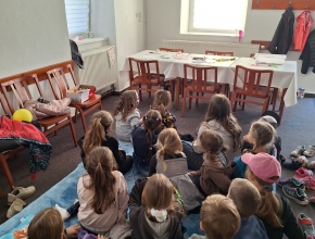 Promítání animáku s popcornem ve Společenském centru