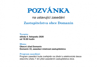 Ustavující zasedání zastupitelstva