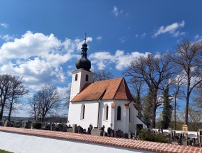 Pohled na kostel od jižní strany